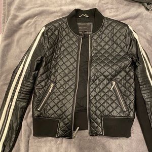 BCBG Faux Leather Jacket